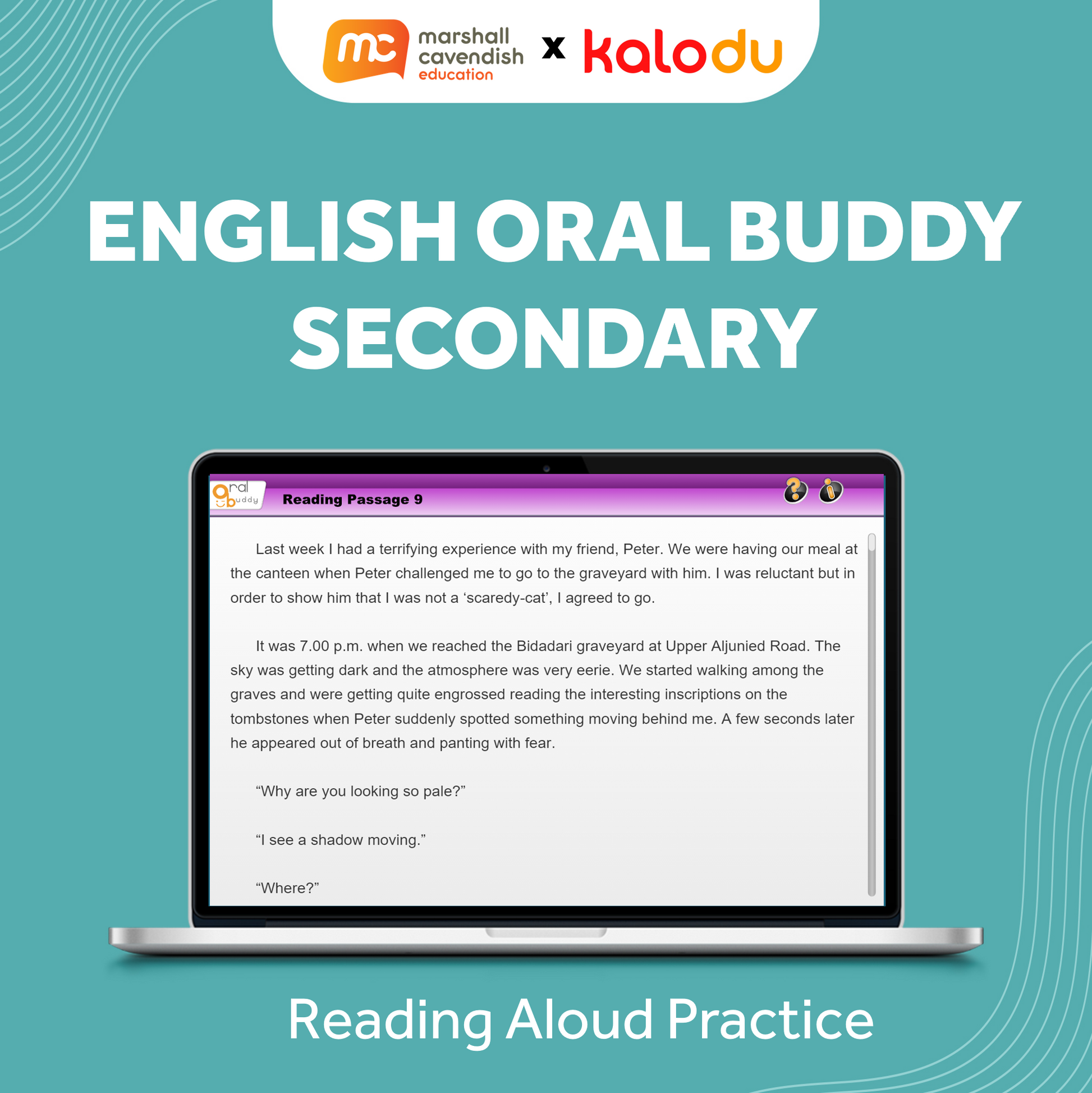 Secondary English Oral Buddy - Reading Aloud Practice