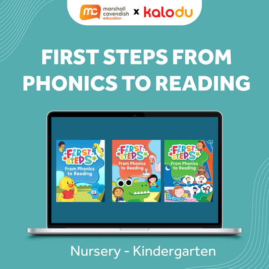 FIRST STEPS From Phonics to Reading is a unique, easy-to-learn, 3-level language programme designed for young children (4 - 6 years old) learning English as a first language and as a foreign language