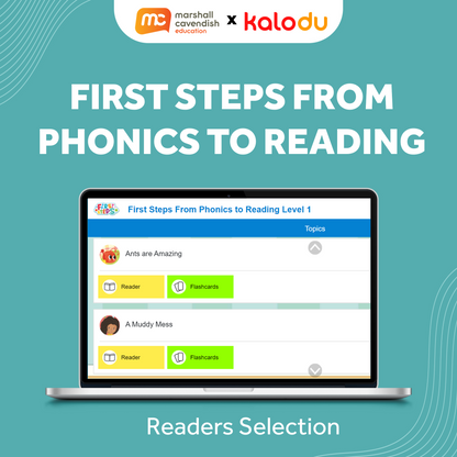 Organised menu selection for First Steps from Phonics to Reading Readers
