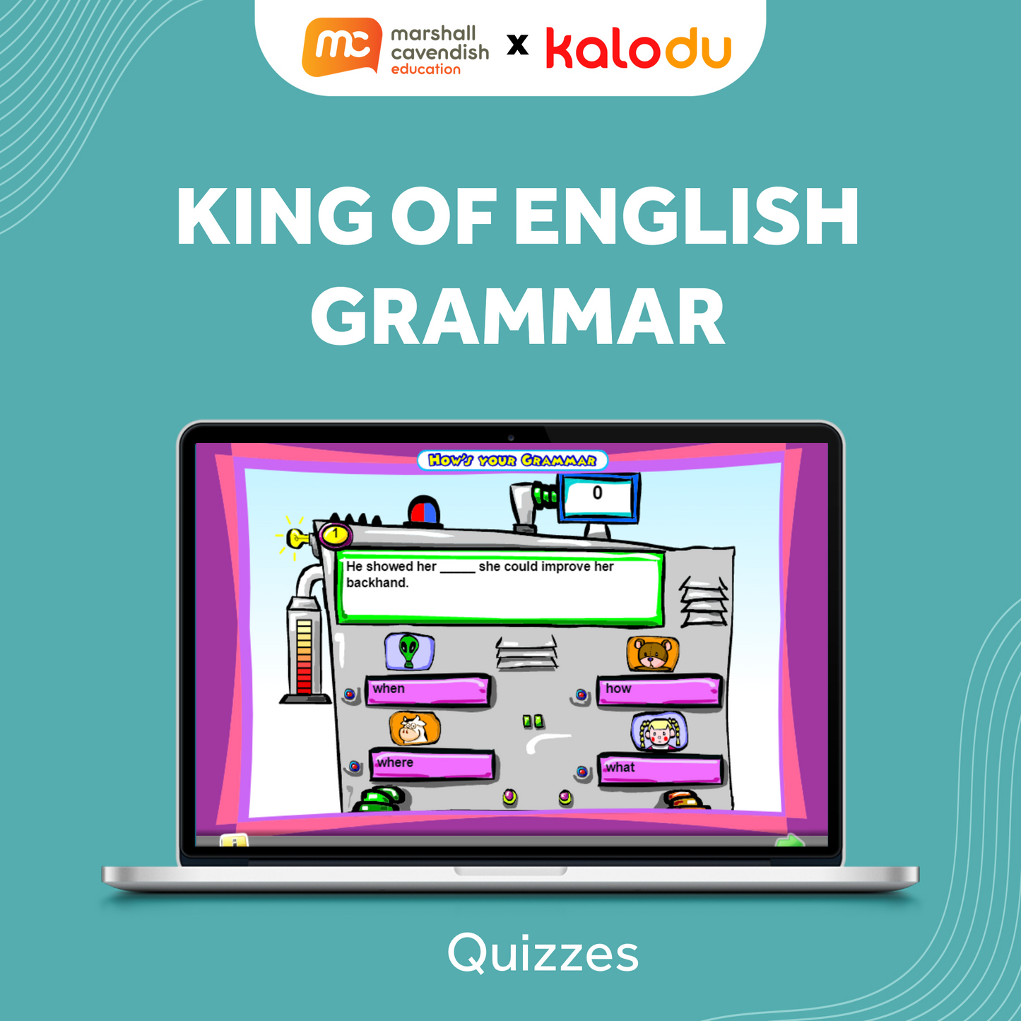 King of English Grammar - Quizzes