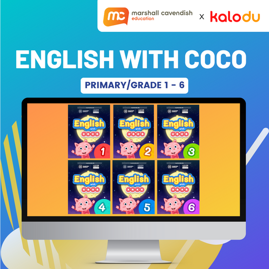English with Coco for Primary 1-6/ Grade 1-6. English with Coco is an interactive and engaging knowledge platform suitable for Primary/ Grade 1 – 6 English Language learners. Content covers critical language skills to boosts confidence in critical language skills such as Grammar, Reading, Writing, Speaking and Listening, encourages independent and interactive learning through a variety of songs, games, activities and assessments with timely feedback.