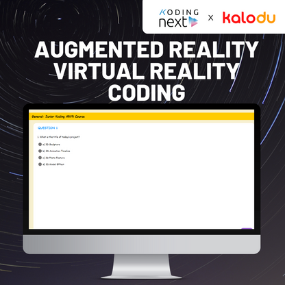 Augmented Reality and Virtual Reality Coding Programme - Challenging Quizzes